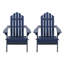 Chaise Adirondack pliable en bois massif Lilwenn-71034669