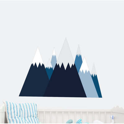 Adhésif décoratif montagne