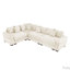 Canapé modulaire en velours côtelé 116,9 po Cloud-116743514