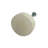 Set of Six Off White Stone Disc Drawer Pull Knobs