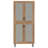 Stagg Natural Oak 4-Door Tall Shoe Storage Cabinet, Shoe Storage