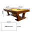 Table de billard Minimalist Standard-130175439