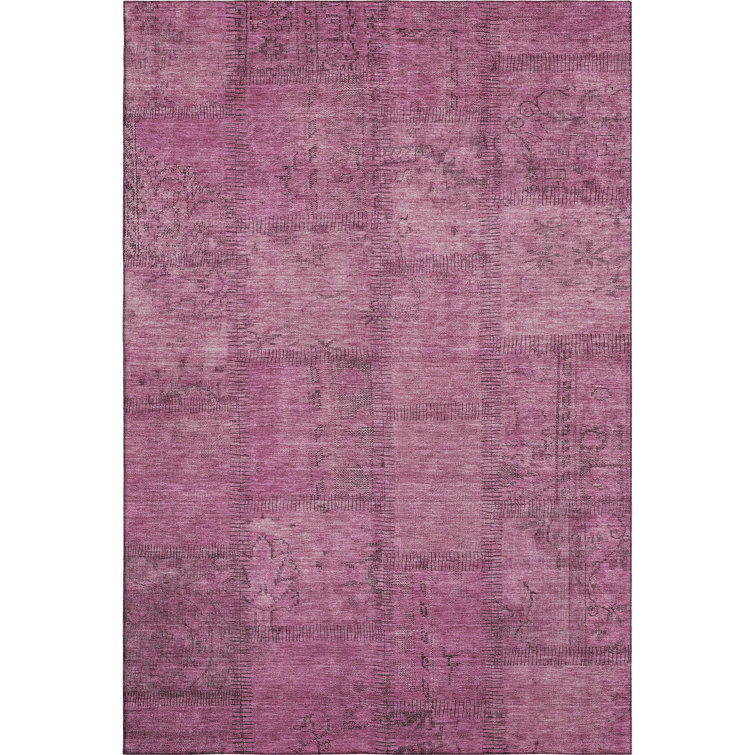Premium Machine Washable Prisco Blush Rug