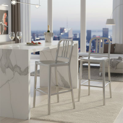 Angus Stainless Steel Counter Stool