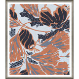 'Asian Textile Designs' Framed Print