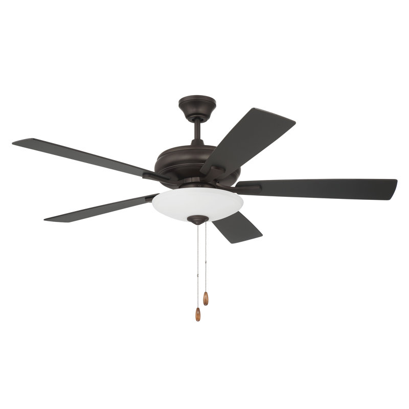 Craftmade Eos 3 Light Ceiling Fan, Espresso Wood, Espresso Wood