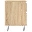 Rowlands 40cm W Metal Bedside Table-1431370444