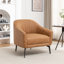 Fauteuil demi-tonneau en simili cuir Ammon-55865695