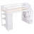 Solid Wood Soft White Twin Platform Loft Bed, Space-Saving Functional Design for Small Bedrooms With Integrated Storage