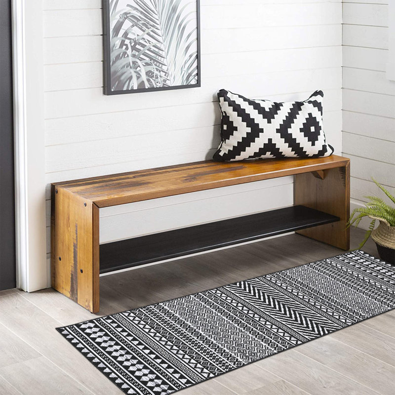 Tapis Karelie avec envers antidérapant, Tapis de couloir 2 pi x 12 pi