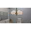 Fronton 6-Light Aged Brass Chandelier