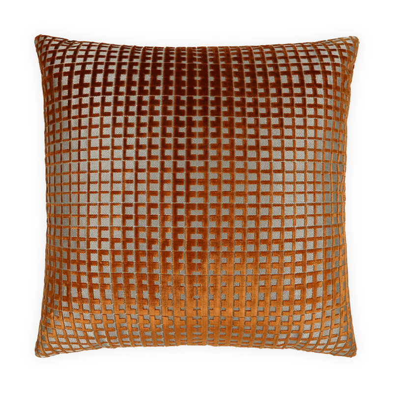 Success Square Pillow Cover & Insert, Amber, Square 22"