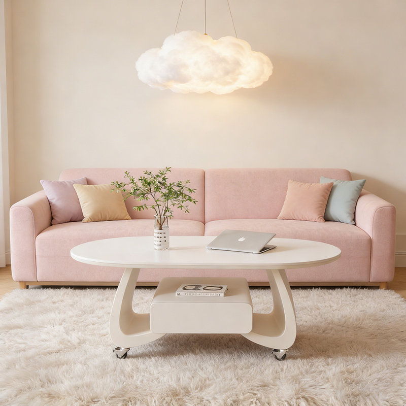 Cloninger, Blanc, H 17,71 po x L 39,37 po x l 19,68 po, Blanc
