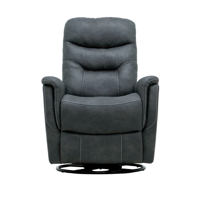 Fauteuil inclinable brun pivotant, Gris
