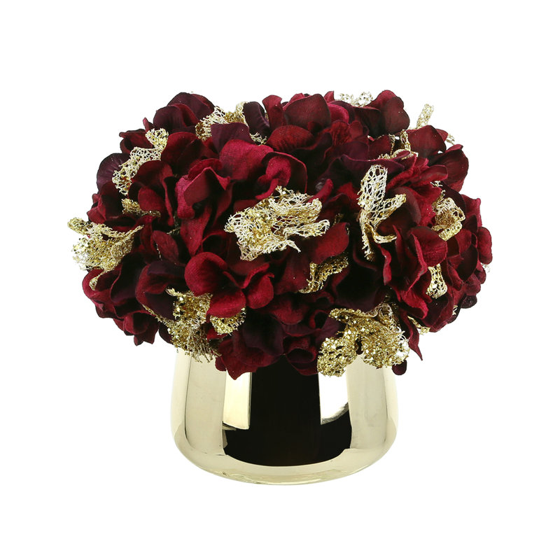 Hydrangea Holiday Arrangement Bundle