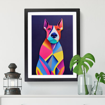 Liseta English Bull Terrier Abstract Vol.1 - Picture Frame Print