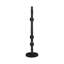 Ynes Modern Black Resin Geometric Sculpture - 64" Tall Freestanding Home & Office Decor