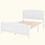 Lit plateforme, lit plateforme en bois massif avec lattes de soutien et structure solide, aucun sommier nécessaire-1666420272-1666420279