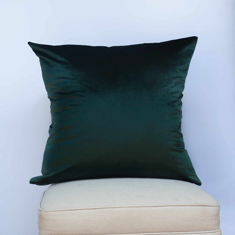 Green Cushion, 58x58cm, Feather filled