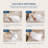 Bedsure Firm Standard Size Pillows Down Alternative Pillow for Side and Back Sleeper