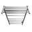 24" x 27 " Angle Steel Wall Mounted Electric Towel Warmer With Heated Shelf -  Chrome, Hardwired-27013840