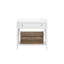 1 - Drawer Nightstand with Wicker Basket-516472861