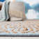Hallmark Hand Woven Jute/Cotton Geometric Rug in Silver/Natural