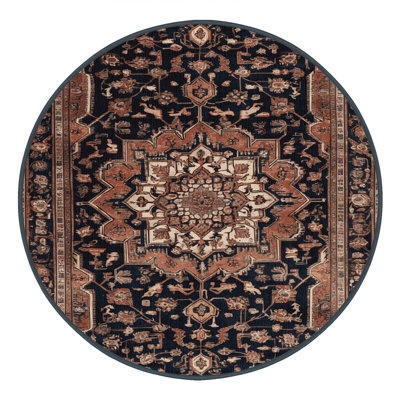 Tapis brun lavable à la machine