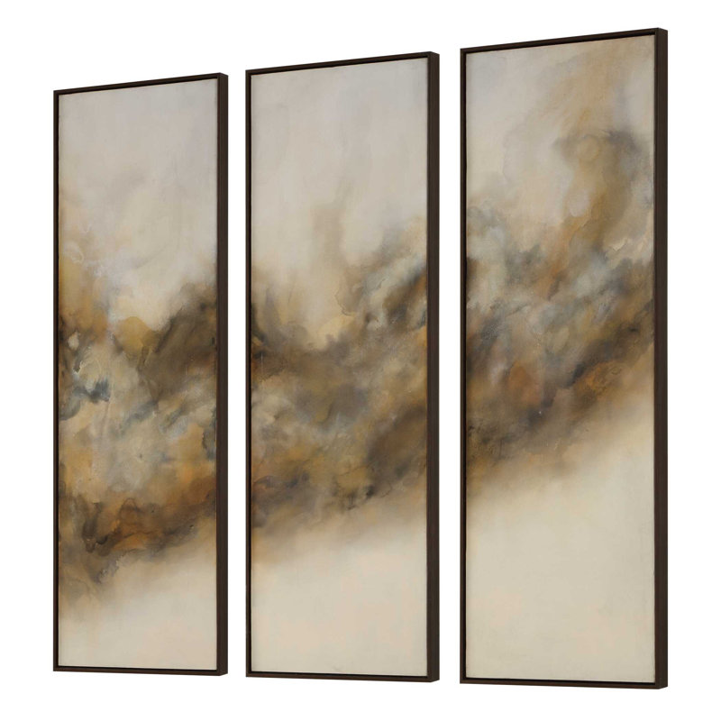 Uttermost Smoke Break Hand Painted Modern Art