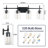 Aviara Dimmable Bathroom Vanity Light Modern Wall Sconce Clear Glass Shade-1991339063-1987002072-1991621403