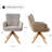 Bernab Swivel Polyester Upholstered Home Office Task Desk Chair (Set of 2)-1261684957