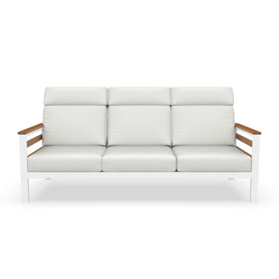 Townsend Metal Outdoor Sofa With Sunbrella Cushion by Birch Lane