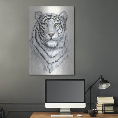 White Tiger I' by Tim O'Toole, Metal Wall Art
