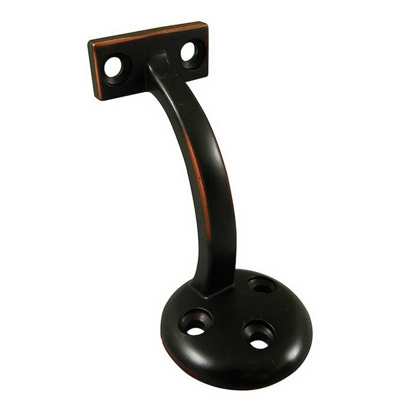 Support pour la rampe 3 trous, Bronze huilé
