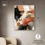 Décoration murale boho «Terrestre Sweep II» par Art Remedy, cadre blanc, 36 x 45-1183787751-1183787749