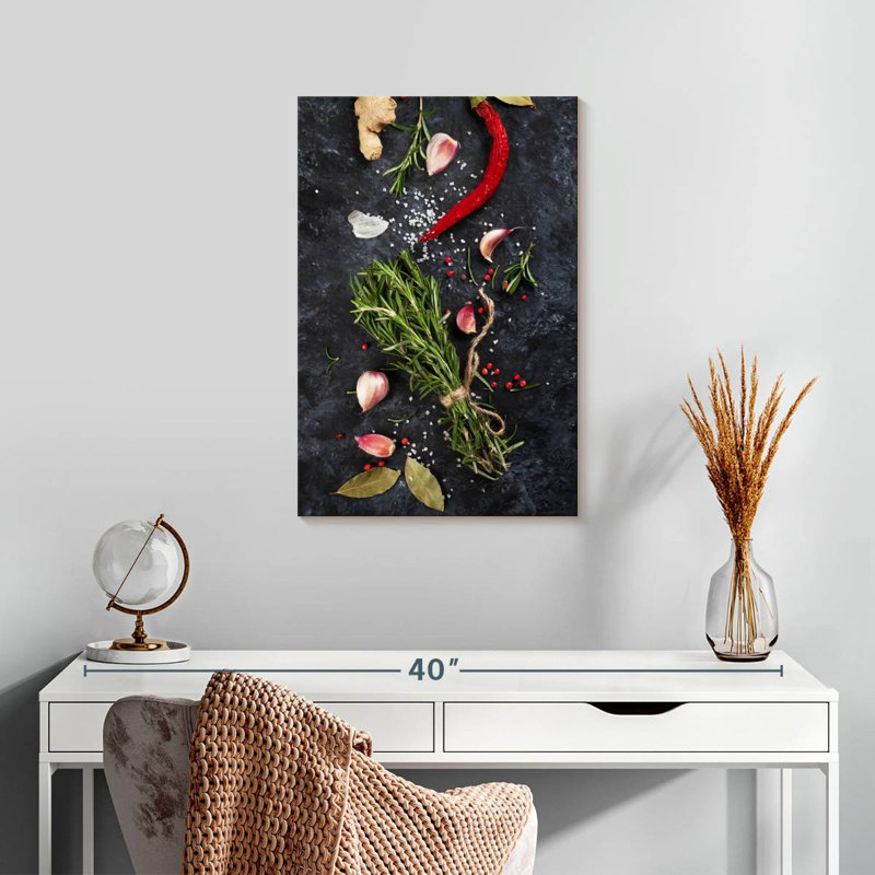 Yarlin Fresh Herbs Plating, 24" H x 16" W