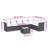 Vidaxl Garden Sofa Set Black