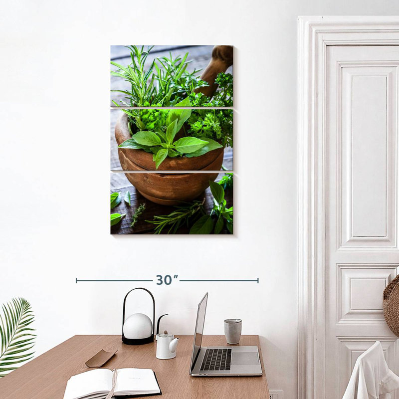 Yarlin Crushing Herbs, 32" H x 20" W