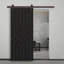 Porte de grange à panneaux en métal avec trousse de quincaillerie d'installation-82653044-82653059-84522230