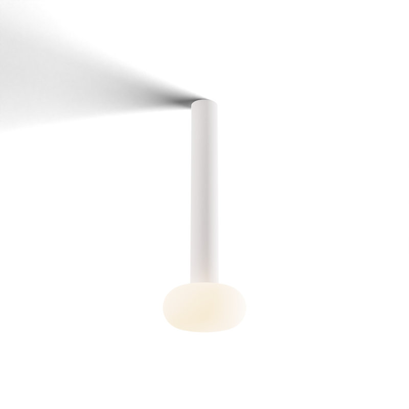 Combi 1 - Light LED Pendant, Matte White, 6" H x 4.5" W