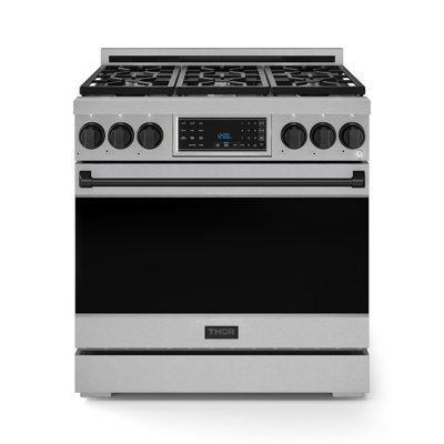 Cuisinière au gaz professionnelle de 36 po avec panneau tactile inclinable Gordon Ramsay de THOR Kitchen