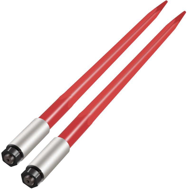 Paire de lances à balles VEVOR, capacité de 3000 lb,, H 39 po x l 1,8 po x P 1,8 po