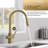 Pull-Down Sprayer Kitchen Sink Faucet, Double Handle Kitchen Faucet -96680055