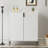 White 2-Door Home Wine Bar Cabinet with Wine Rack & Adjustable Shelves, Modern Soft-Close Sideboard for Dining & Living Room-983648020