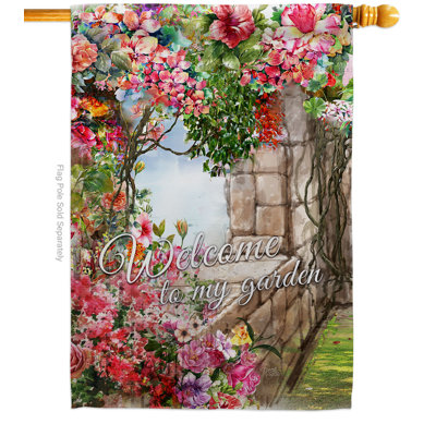 Double Sided Polyester House Flag