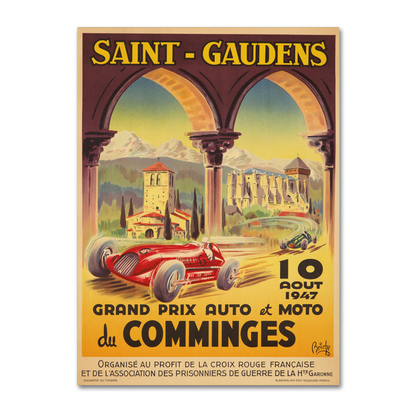 «Car 21» par Lantern Press - reproduction d'annonce sur toile, H 19 po x l 14 po x P 2 po