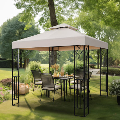 8 Ft. W x 8 Ft. D Steel Patio Gazebo