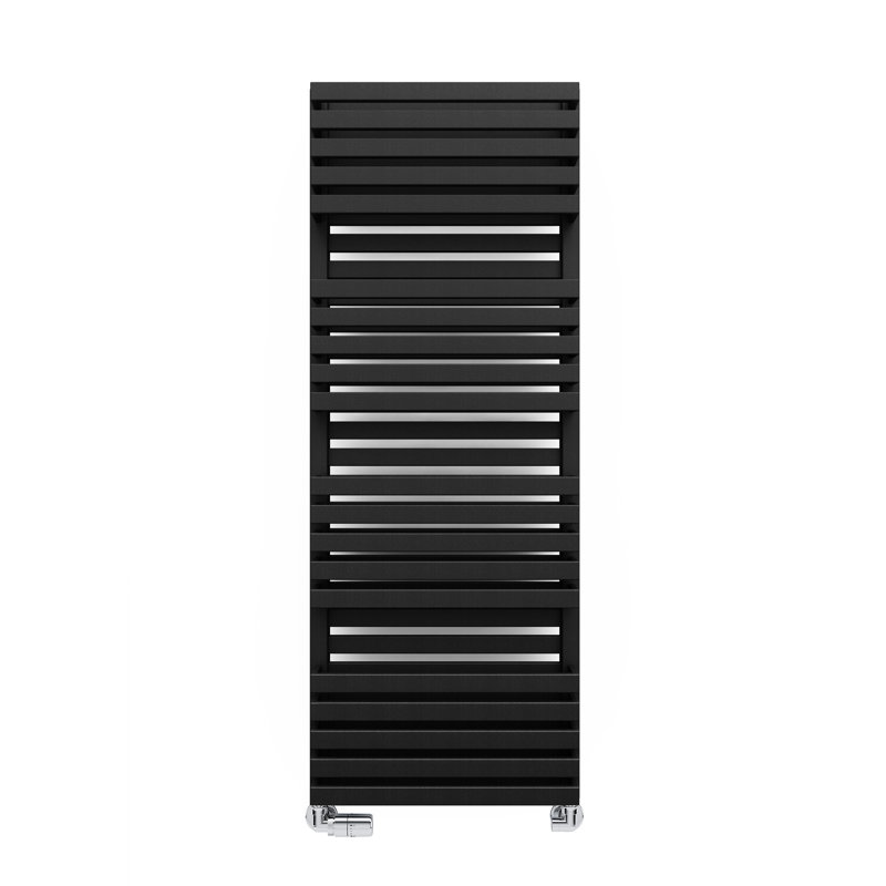 Quadrus Bold Heated Towel Rail, 118.5cm H x 45cm W x 12.2cm D 