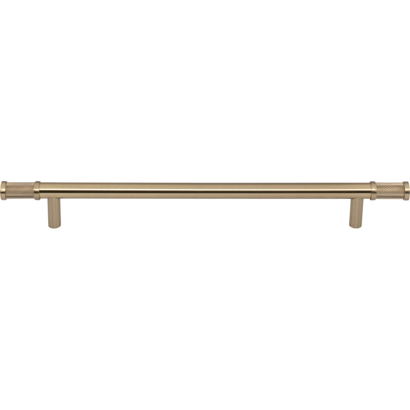 Burnham Bar Pull, 8 13/16" Center To Center, Honey Bronze