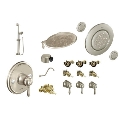 Weymouth Complete Shower System with Rough-in Valve